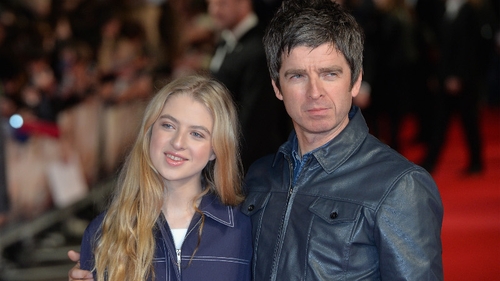 Chip off old block: Liam's kid has a pop at Noel's kid Chip off old block: Liam's kid has a pop at Noel's kid