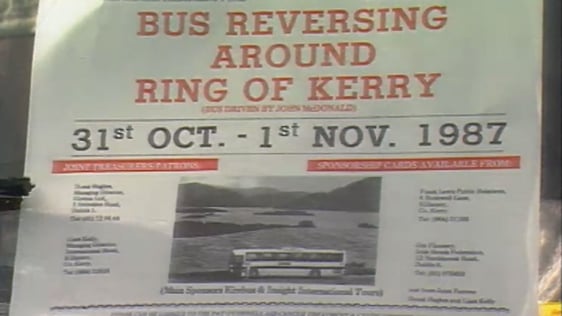 Bus Reverses Around Ring of Kerry (1987)