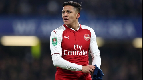 Want-away Gunners striker Alexis Sanchez