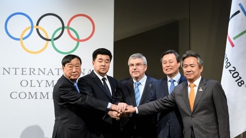 DPRK, South Korea to march together at PyeongChang Olympic Winter Games: IOC DPRK, South Korea to march together at PyeongChang Olympic Winter Games: IOC