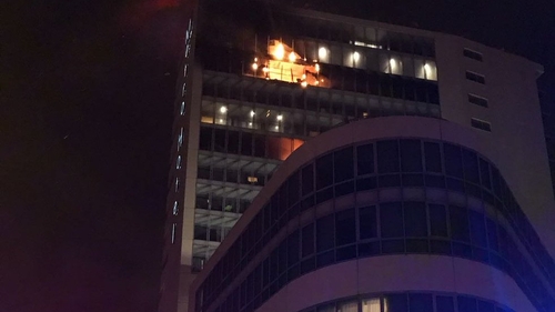 WATCH Terrifying Fire at Dublin Hotel WATCH Terrifying Fire at Dublin Hotel