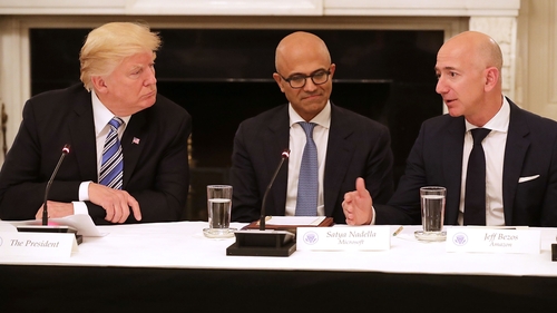 Trump escalates attack on Amazon, slams it on taxes, shipping Trump escalates attack on Amazon, slams it on taxes, shipping