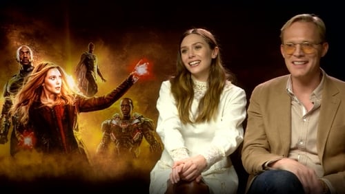 Elizabeth Olsen and Paul Bettany Elizabeth Olsen and Paul Bettany