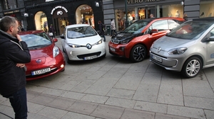 Norwegians are expected to buy 50,000 electric cars this year. Norwegians are expected to buy 50,000 electric cars this year.