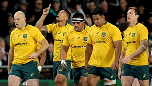 Israel Folau (2l) has 62 Australia caps Israel Folau (2l) has 62 Australia caps