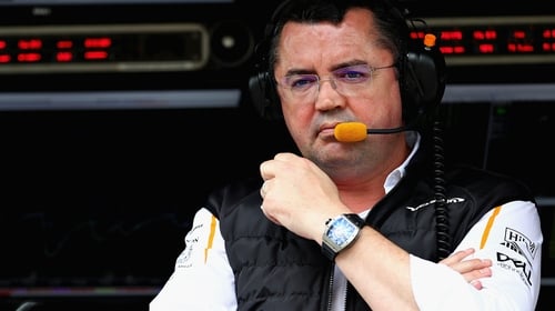 F-1 team McLaren's racing director Eric Boullier resigns