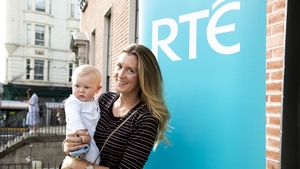 Sinéad Lynch and her baba Sinéad Lynch and her baba