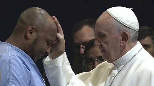 Francis emerges as a charming, gracious figure but after a while, his words all start to run together, and the 96-minute documentary plays like an exhausting sermon Francis emerges as a charming, gracious figure but after a while, his words all start to run together, and the 96-minute documentary plays like an exhausting sermon