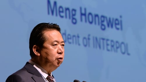 China says missing Interpol chief Meng Hongwei is under investigation