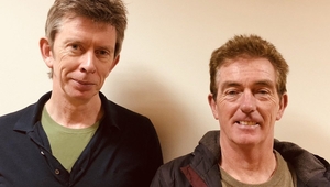Mystery Train host John Kelly with his guest, Paul Cleary of The Blades Mystery Train host John Kelly with his guest, Paul Cleary of The Blades