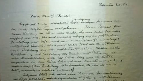 The letter was written in German and had previously been sold in 2008 for $404,000