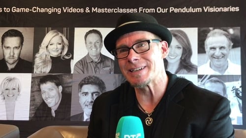 Erik Wahl at the Pendulum Summit. Erik Wahl at the Pendulum Summit.