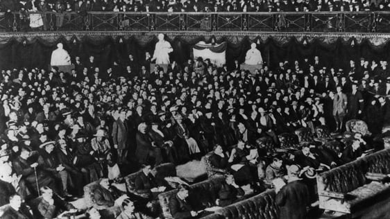 First Dáil at the Mansion House on 21 January 1919 (Getty images)
