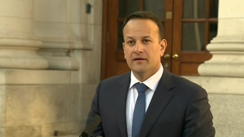 Taoiseach Leo Varadkar will hold a press conference at Government Buildings this morning
