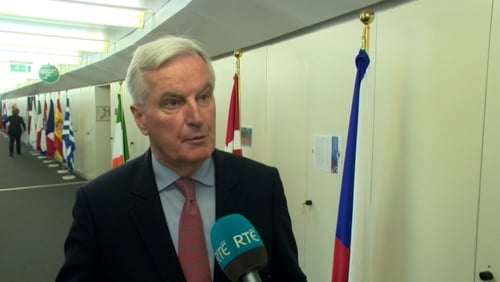 Michel Barnier said the focus was now on the future relationship and the Political Declaration which sketches that relationship Michel Barnier said the focus was now on the future relationship and the Political Declaration which sketches that relationship