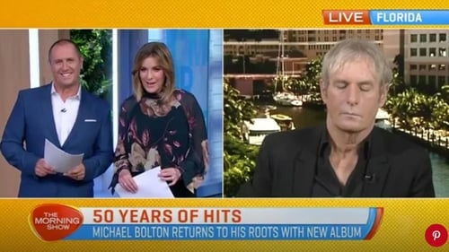 Michael Bolton ‘falls asleep’ during Australian TV interview leaving presenters in hysterics