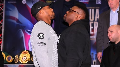Joshua vows to 'reconstruct' Miller's face as heavyweight rivals meet in London