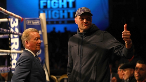 Tyson Fury set for bout with Tom Schwarz in June