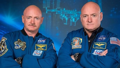 Retired astronauts Mark and Scott Kelly