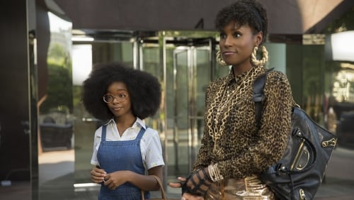 Marsai Martin and Issa Rae's characters enjoy a rare moment of civility in Little Marsai Martin and Issa Rae's characters enjoy a rare moment of civility in Little