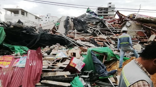 Cambodian building collapse kills at least 7, injuries at least 23