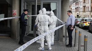 The incident happened at the Aparto Binary Hub apartment complex on Bonham Street The incident happened at the Aparto Binary Hub apartment complex on Bonham Street