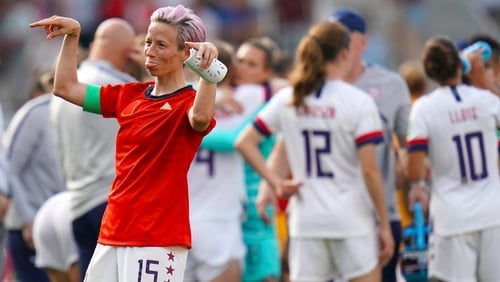 Megan Rapinoe faces Trump controversy head-on, then moves on Megan Rapinoe faces Trump controversy head-on, then moves on