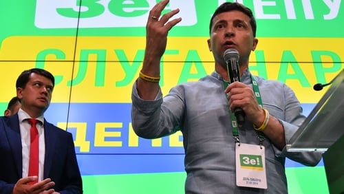 Zelensky party tops Ukraine vote: exit poll Zelensky party tops Ukraine vote: exit poll