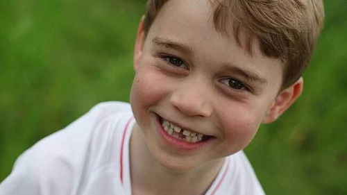 Footie fan Prince George all smiles in photos on his 6th birthday Footie fan Prince George all smiles in photos on his 6th birthday