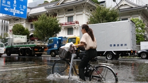 A wet weekend is in store in Yokohama A wet weekend is in store in Yokohama