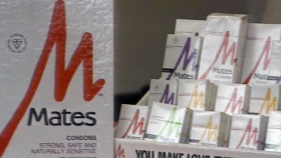 Condoms on Sale at the Virgin Megastore (1989)