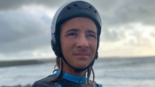 Watch: 14-year-old surfs 30ft wave of his life in Sligo Watch: 14-year-old surfs 30ft wave of his life in Sligo