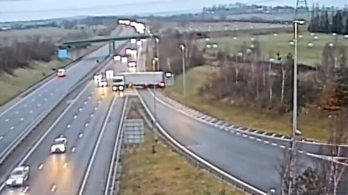 Truck driver jailed after dangerous motorway u-turn Truck driver jailed after dangerous motorway u-turn