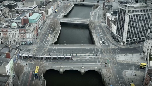 Watch: Beautiful footage of Dublin's silent streets Watch: Beautiful footage of Dublin's silent streets