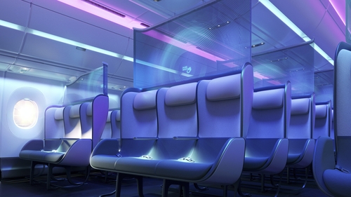 This cabin design hopes to make air travel in a pandemic safer This cabin design hopes to make air travel in a pandemic safer