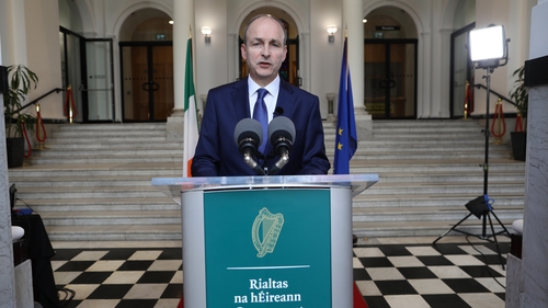 Taoiseach makes address as local restrictions announced Taoiseach makes address as local restrictions announced
