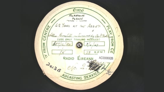Microphone Parade: Nellie Bushell, The Abbey Theatre (1947), Acetate Disc Collection
