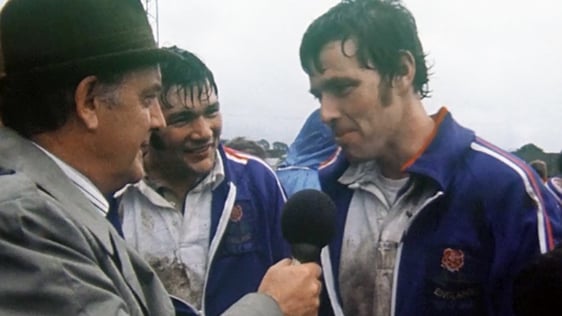 Noel Andrews interviews Des Creamer and Pat McElligot of the English tug of war team Beechill Blues, 1978.