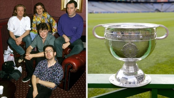 The Saw Doctors and the Sam Maguire Cup