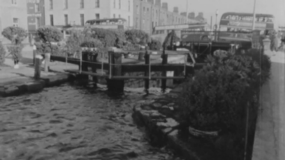 The Grand Canal in Portobello, Dublin, 1963