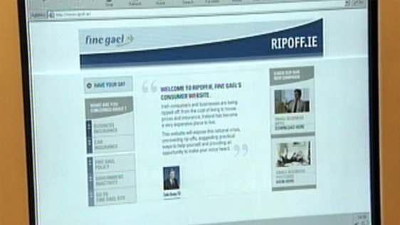 Fine Gael launches ripoff.ie (2003)