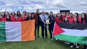 Palestinian women's team take on Bohs in 'historic' match