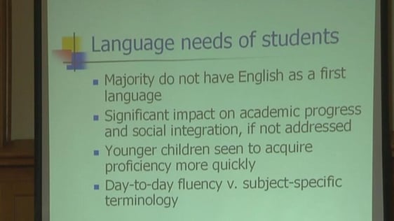 Language needs of immigrant pupils, 2009