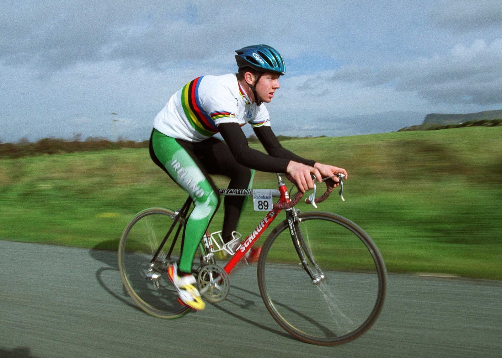 Former Junior World Champion Mark Scanlon back on the bike