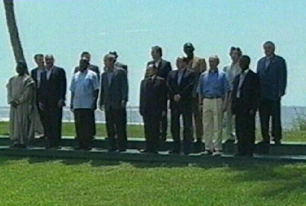 G8 heads - With African leaders