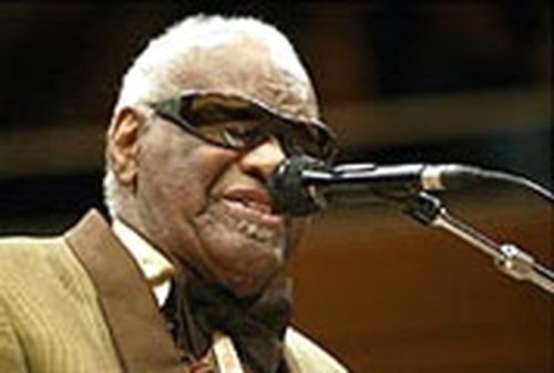 Close-up of Ray Charles. He is wearing tortoise-shell glasses.... News  Photo - Getty Images