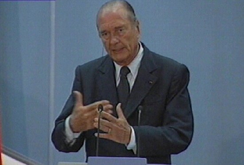 Jacques Chirac - Referendum fears