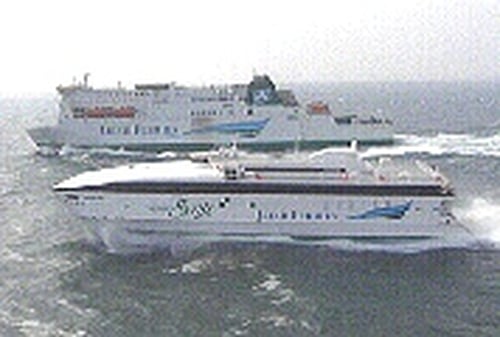 Irish Ferries - Protests sparked by dispute