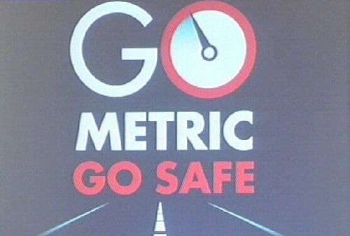 Metric speed limits - Awareness campaign