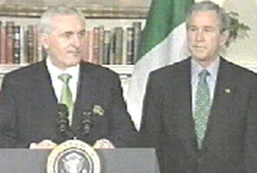 Ahern and Bush - Washington meeting on Friday